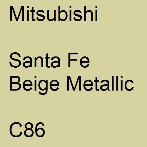 Mitsubishi, Santa Fe Beige Metallic, C86.